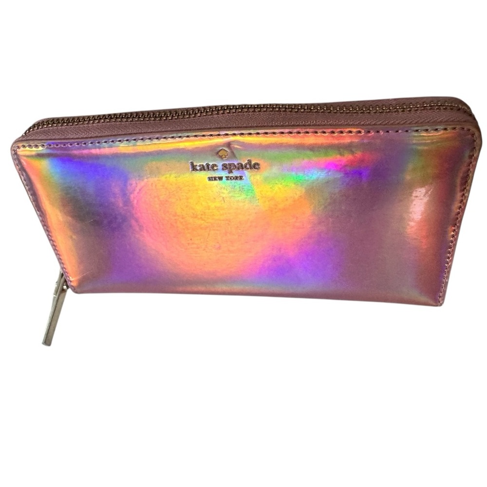 Kate Spade Iridescent Zip Wallet